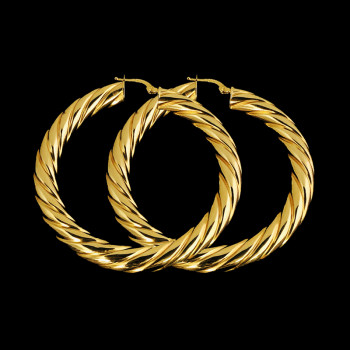 14k Yellow Gold Earring