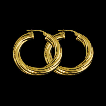 Aretes de oro 14k