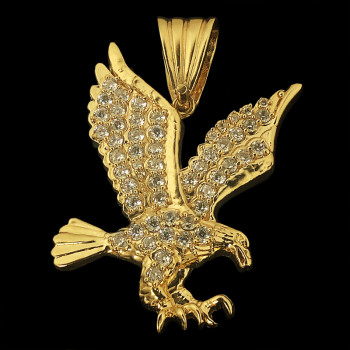 10k Yellow Gold Eagle Charm