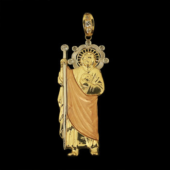 14k Yellow Gold Jesus Christ