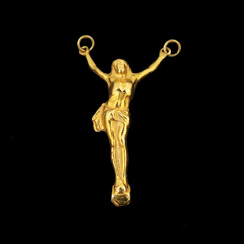 14k Yellow Gold Jesus Charm