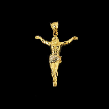 10k Yellow Gold Jesus Charm