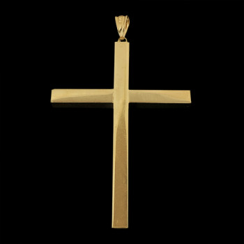 10k Yellow Gold Cross Charm