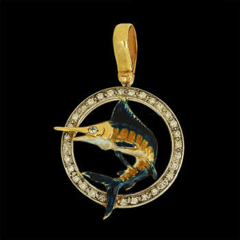 14k Yellow Gold Pendant...