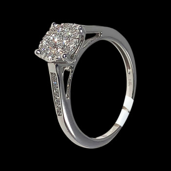 14k White Gold Diamond...