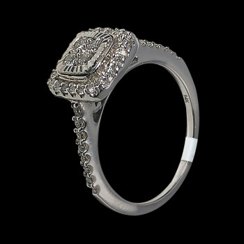 14k White Gold Diamond...