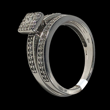 14k White Gold Diamond...