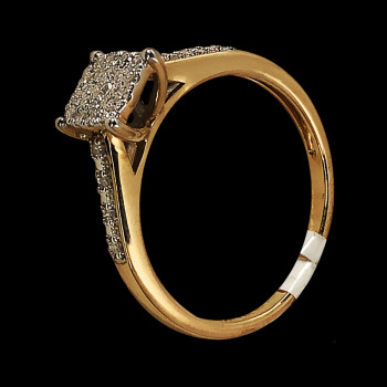 14k Yellow Gold Diamond...