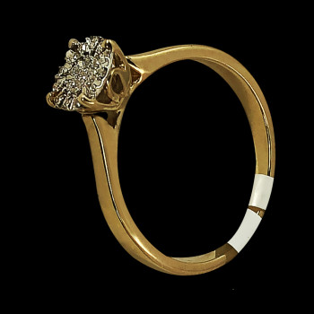 14k Yellow Gold Diamond...