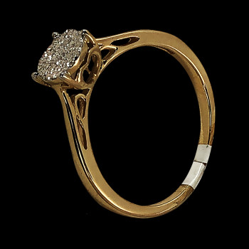 14k Yellow Gold Diamond...