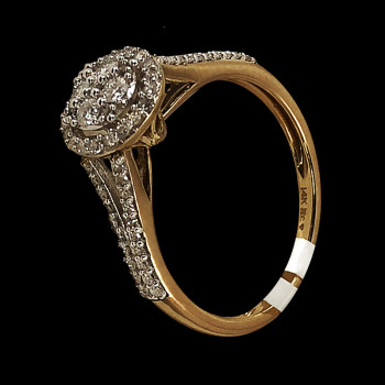 14k Yellow Gold Diamond...