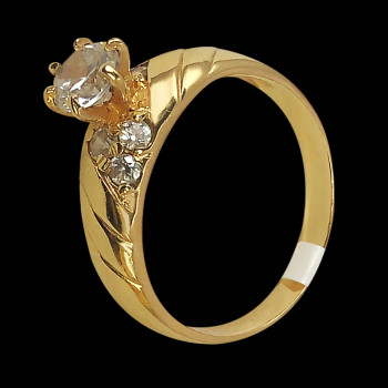 18k Yellow Gold Solitaire Ring
