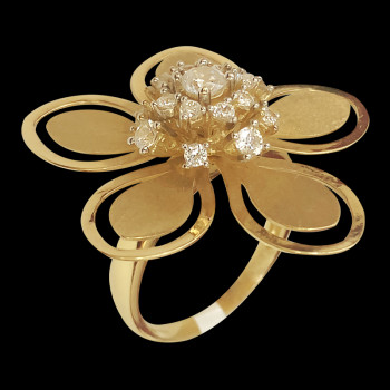 Anillo de oro 14k