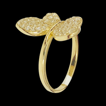 10k Gold Fancy Ring with...