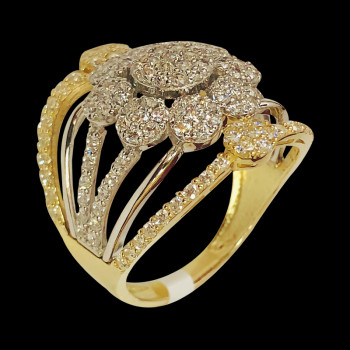14k Gold Fancy Ring with...