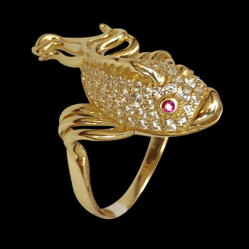 Anillo de oro 14k