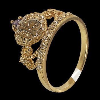 10k gold Fancy Ring with...