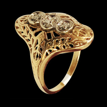 Anillo de oro 14k