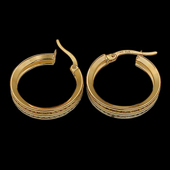 14k Yellow Gold Earring