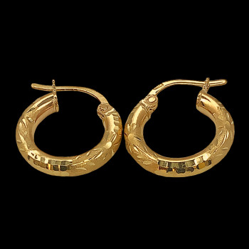 Aretes oro 10k