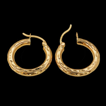 Aretes de oro 14k