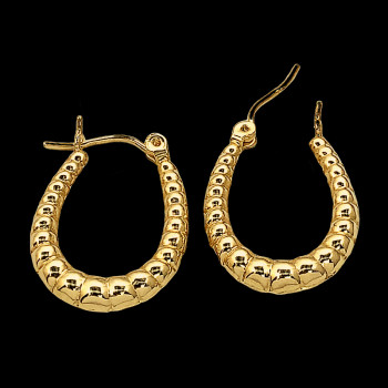 Aretes de oro 14k