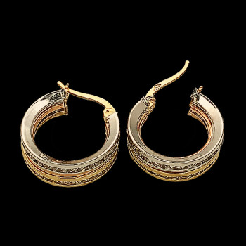 14k Yellow Gold Earring