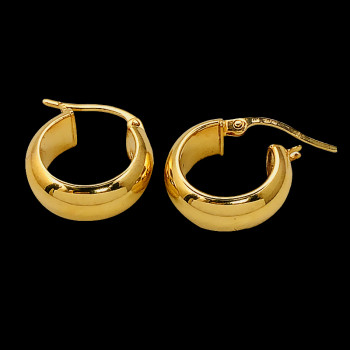 Aretes de oro 14k