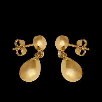 Aretes de oro 14k