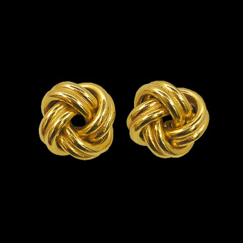 18k Yellow Gold Earring