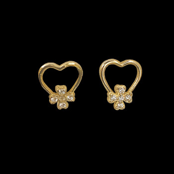 10k Yellow Gold Earring