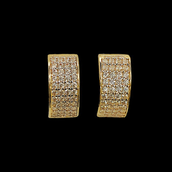 Aretes de oro 14k