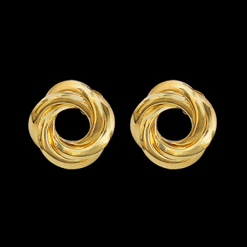 Aretes de oro 14k