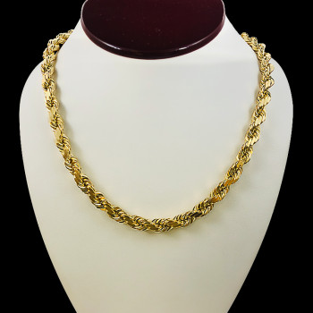 10k Yellow Gold Rope Link...
