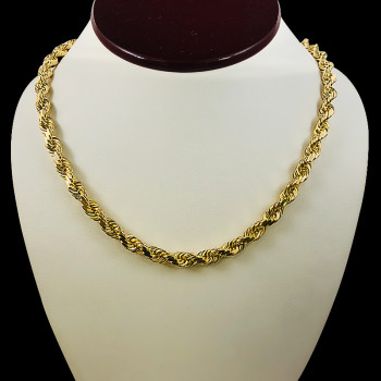 10k Yellow Gold Rope Link...