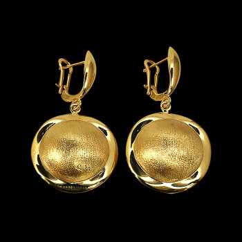 Aretes de oro 14k