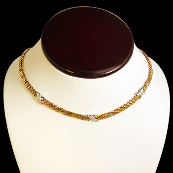 14k Yellow Gold Choker