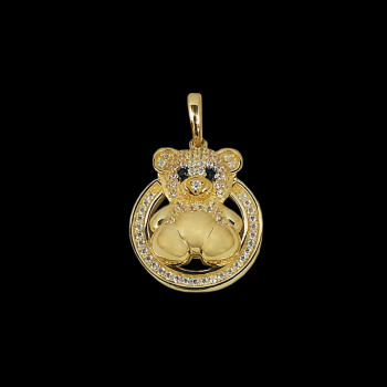 14 kt Yellow Gold Bear Pendant