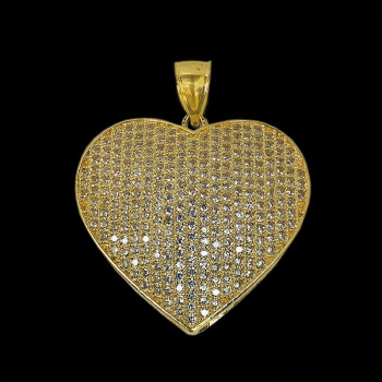 10kt Yellow Gold Heart Pendant