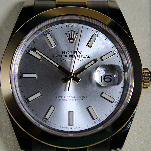 rolex datejust stainless steel
